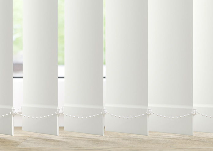 Palermo (Blackout), White - Vertical Blind - Image 4